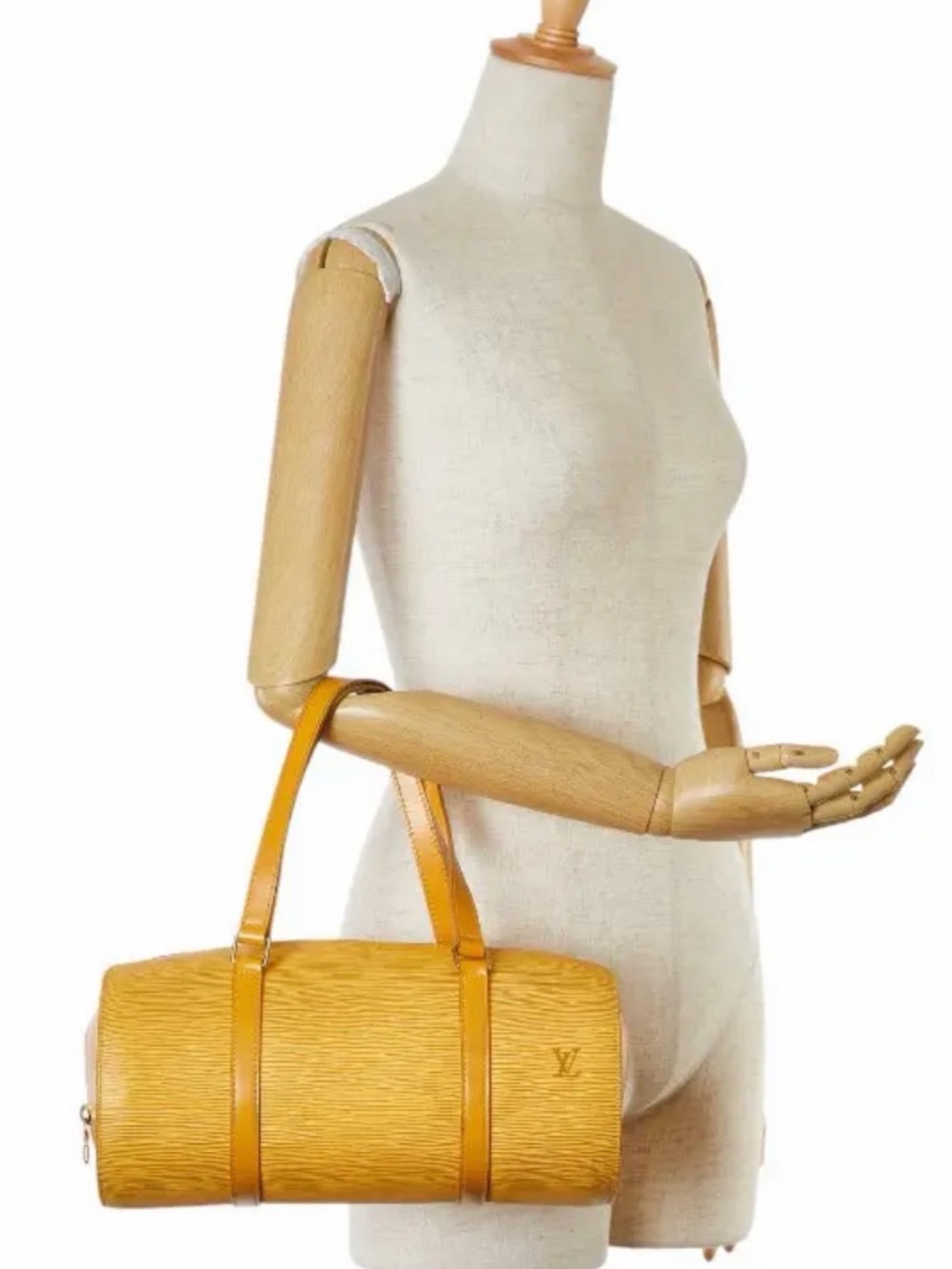 Louis Vuitton Tassil Yellow Epi Leather Soufflot Bag - Picture 2 of 15